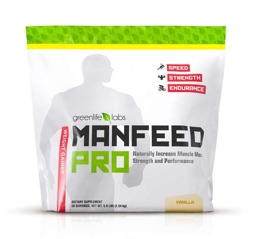 ManFeedPro_Vanilla MANFEED PRO nutrition product for men by Four Austins Inc. Texas