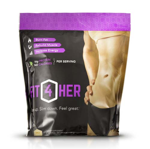 Fit4Her_Bag_vanilla Fit4Her Complete nutrition product for Women by Four Austins Inc. Texas